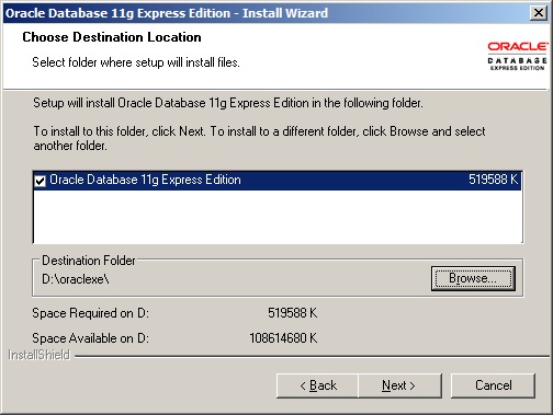oracle 11g express download